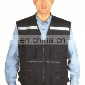 Polyester Working Vest /fishing Vest for Men/ Safety Workwear Vest /cheap Fishing Vest/sleeveless Work Vest thumbnail-1