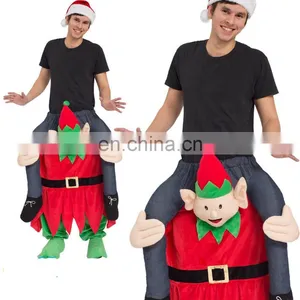 Pick Me Up Ride On Elf Costume On Mascot Funny Animal Fancy Dress Unisex Adult Costume Stag Hen thumbnail-1