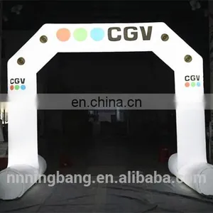 Oxford Cloth White Inflatable Arch With Internal LED Lighting thumbnail-1