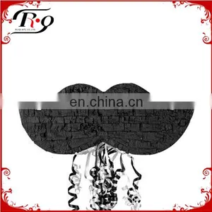 Mustache Shaped Pull-String Pinata thumbnail-1