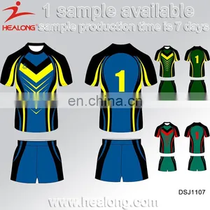 Healong Dye-Sub Digital Sublimation Custom Rugby Singlets thumbnail-1