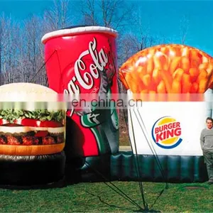 Custom Giant Inflatable Hamburger Advertising Figures thumbnail-2