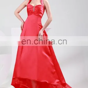 2015 Long Evening Dresses Grace Karin Halter Red Dresses Evening CL4420 thumbnail-2