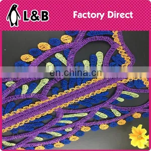 2017 New Dedign Popular Embroidery Colorful Flower thumbnail-2