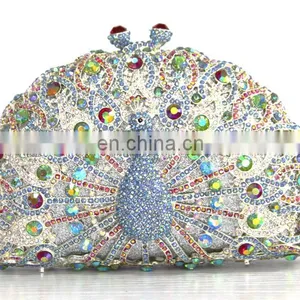 2016 Crystal Rhinestone Handbag Evening Clutch Bag Women Purse thumbnail-3