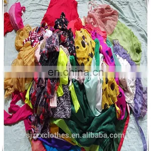 Secondhand Clothes Lady Fashion Silk Dress thumbnail-3
