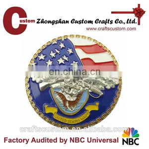 Custom 3d Challenge Coin With Soft Enamel thumbnail-1