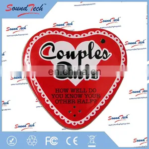 High Quality Tin Can Factories Metal Tin Can With Music and LED Fiber Optics Light up thumbnail-4