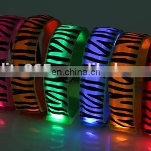 Customed LED Sport Night Running Safety Reflective Zebra-Stripe Arm Belt thumbnail-3
