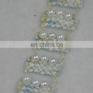 Italian Design Pearl Beads Trim for Dresses Decoration thumbnail-3
