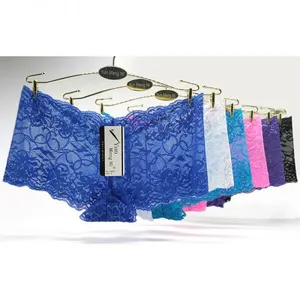 Yun Meng Ni Sexy Underwear Sexy Transparent Lace Women Boyshorts Push Up Women Panties thumbnail-1