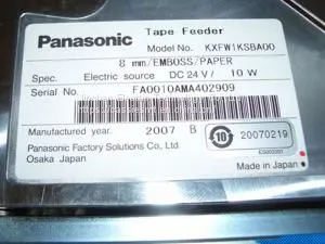 KXFW1KSBA00 8mm Electric Tape Feeder Emboss & Paper Without Sensor for Panasonic KME Smt Machine thumbnail-1