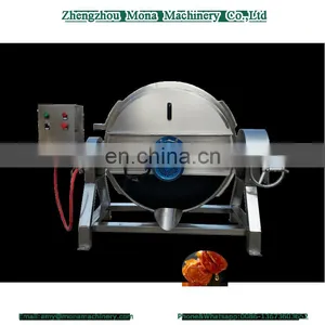 Widely Used in the Hotel Restaurant Canteen Stainless Steel Gas Meat Mixing Porridge Boiling Pot thumbnail-1