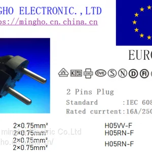 EUROPE 2PINS PLUG thumbnail-1