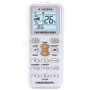K-1028EH Universal Air Conditioner Remote Control With Backlight Remote LED Control thumbnail-1