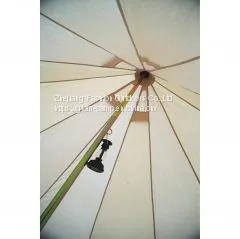 5m Canvas Bell Tent With Double Door 5m Teepee Canvas Tent Double Door Indian Tent Supplier thumbnail-3