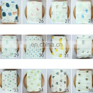 Muslin Cotton Blanket Unicorn Mermaid Dinosaur Lemon Baby Swaddle Cute Blankets 115*115cm Printed Flower thumbnail-6