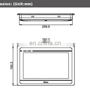 Kinco Eview HMI GL100 10.1 Inch Touch Screen Cheap Hmi Touch Screen for Plc thumbnail-3