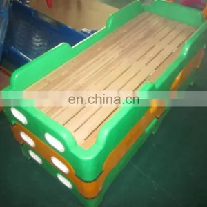 Childcare Center Furniture J212G Bed Wooden Plastic Bed for Kids thumbnail-4