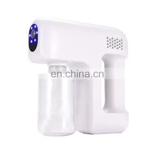 Factory Direct Sale Disinfection Gun Air Fogger Nano Sprayer With Battery Rechargable Atomizer Disinfection Machine thumbnail-1