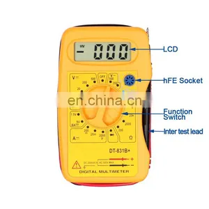 DT-831B Compact Design With Test Leads Inside Digital Multimeter thumbnail-3