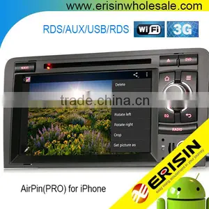 Erisin ES2027A 7" A3 Android Touch Screen Radio 2 Din Car DVD Player thumbnail-1