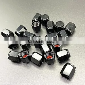 Aluminum Tire Valve Caps Hex Design Air Dust Stem Covers Wheel Tyre Air Caps Universal Schrader Valve Caps thumbnail-4