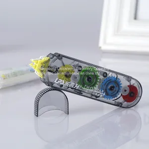 Original New Design Correction Tape Single Tips Offer 2 Color Tape-White and Yellow thumbnail-1