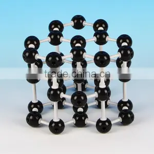 Crystal Structure Model Graphitel(three Unit) The Crystal Structure Model of Graphite thumbnail-1