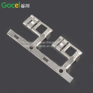 6.3 Flag Plug Spring Horizontal With Brass Tin Plated Terminal Block 250 Flag Plug Spring Plug-in Connector thumbnail-2