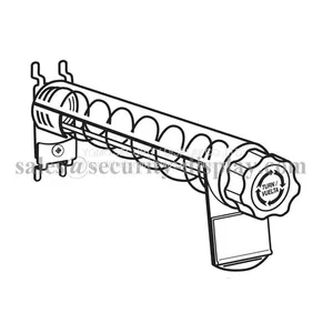 Spiral Anti-Sweep Hook,Self-dispensing Hook,Helix Wall Dispensers thumbnail-1
