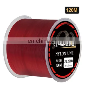 New Nylon Fishing Line 120m 5 Colors Super Strong Pull Power Line Fluorocarbon Fishing Line thumbnail-1