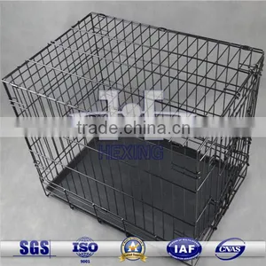 Black Coated Metal Mesh Pet Cage/Gog Cage thumbnail-1