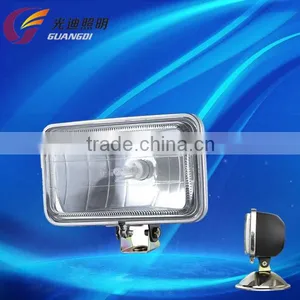 12V/24V/35W 4" Square Xenon HID Lamps (Single Beam) thumbnail-1