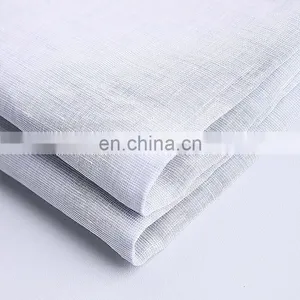 Fashion Washed Chambray Shirting Yarn Dyed Fabric 100% Natural Linen Fabric thumbnail-2