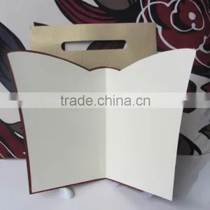 2016 Hot Sale Customized Love Design Wood Wedding Invitation Card With Ribboon thumbnail-5
