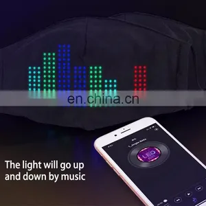 2022 Hot Selling Led Luminous Colors Light Party Makeup Halloween Led Mask for Halloween Easter Christmas Party Changing Masks thumbnail-3