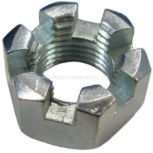 Hexagon Slotted Nuts and Castle Nuts With Metric Coarse and Fine Thread thumbnail-1