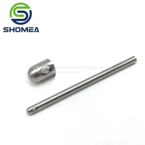 SHOMEA Customized Small Diameter Stainless Steel One Round Closed End Temperature Probe With Side Hole thumbnail-1