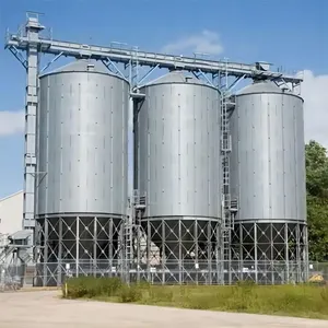 Good Quality Agricultural Cereal Storage Maize Wheat Paddy Corn Grain Galvanized Steel Silo thumbnail-4