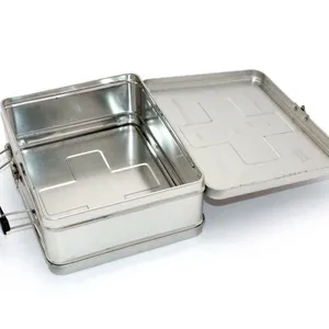 Metal Tool Case Lunch Tin Box thumbnail-4
