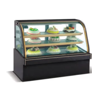 Supermarket Cake Shop Commercial Cake Display Refrigerator Refrigerated Pastry Display Cabinet thumbnail-1