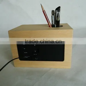 High Quality LED Digital Voice Control Desk LED Alarm Clock thumbnail-1