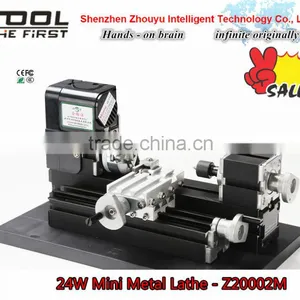 24 Watts Motor Mini Metal Hobby Lathe Z20002M for Wood Working , Soft Metal Process thumbnail-1