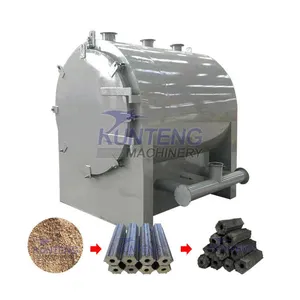 Air Flow Sawdust Rice Husk Carbonization Furnace for Charcoal From Wood Activated Carbon Kiln Furnace EPC thumbnail-1