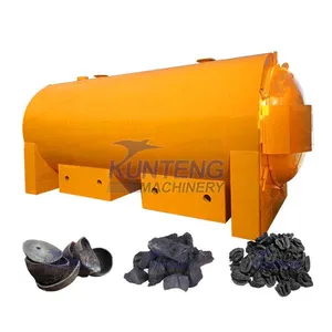 Activated Carbon Making Plant Coal Wood Coffee Husk Charcoal Making Carbonization Machine India EPC thumbnail-1