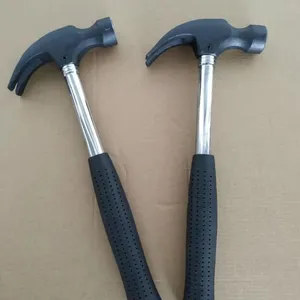 16OZ One Piece Claw Hammer, Steel Tubular Claw Hammer Rip Hammer, Steel Handle thumbnail-5