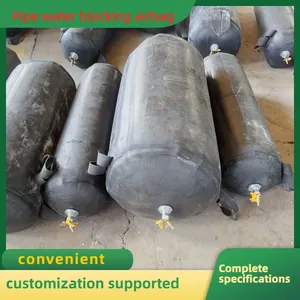 Corrosion Resistant Neoprene Pipe Stopper Airbag Inflatable Pipeline Blocking Balloon for Wastewater Pipes thumbnail-2