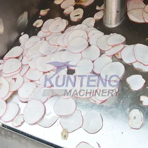 Electric Frozen Fruit Banana Avocado Slicer Auto Vegetable Potatoes Industry Slice Cutter Plantain Chips Cutting Machine EPC thumbnail-2