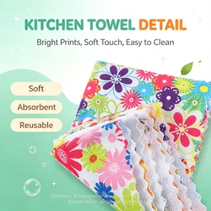 Factory Direct Microfiber House Cleaning Cloths OEM Custom Color Lint‑Free Absorbent Wiping Rags Bulk Wholesale thumbnail-1